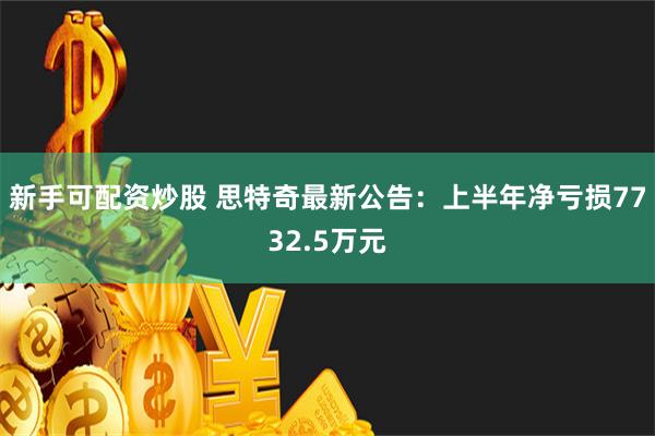 新手可配资炒股 思特奇最新公告：上半年净亏损7732.5万元